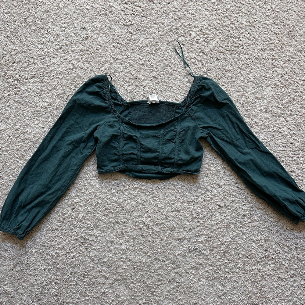 Elegant Green Women's Top